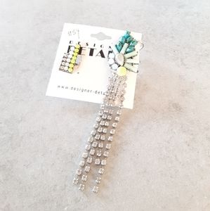 Designer Details Crystal Earrings